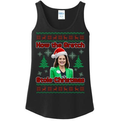 How The Gretch Stole Christmas Ugly Christmas Sweater Ladies Essential Tank