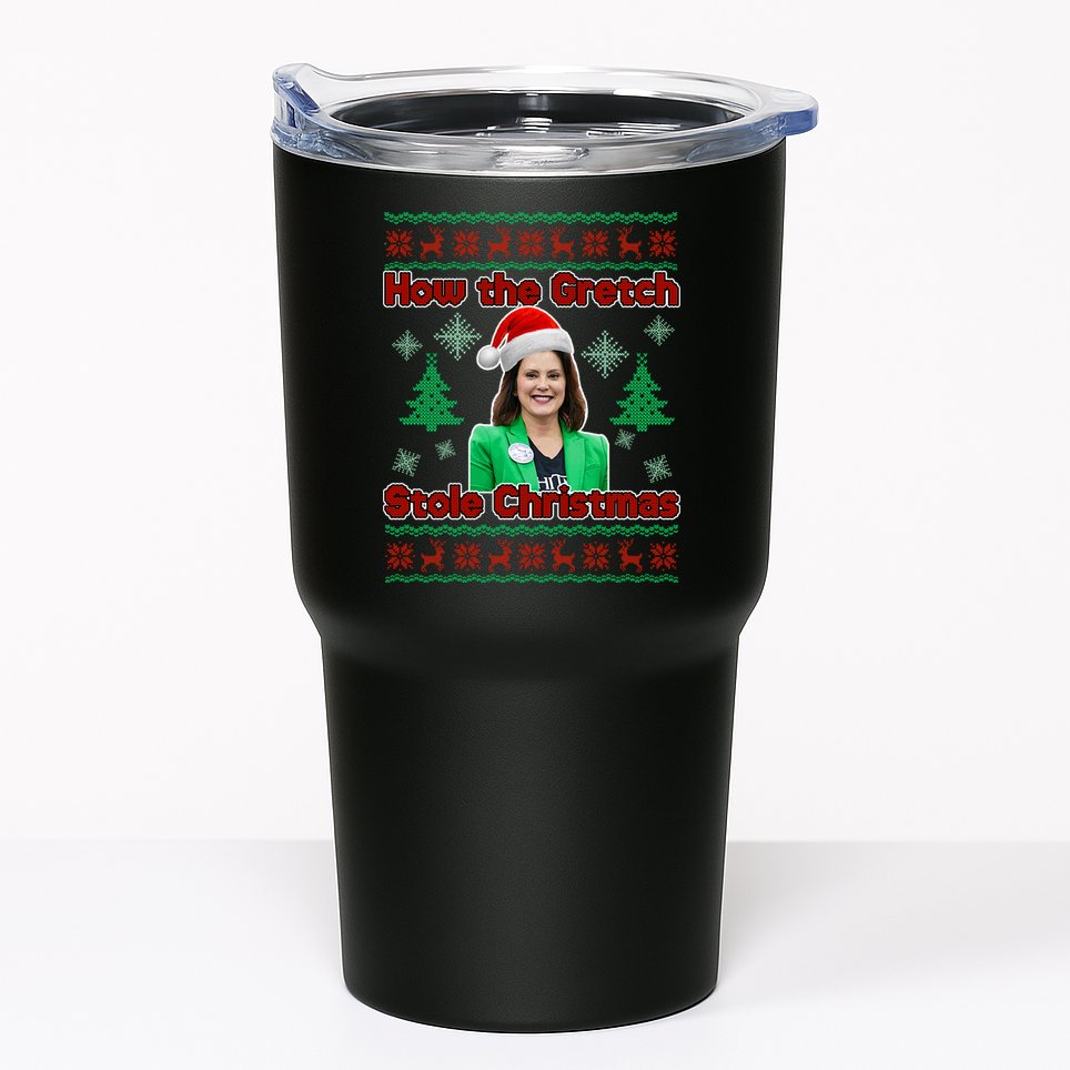 How The Gretch Stole Christmas Ugly Christmas Sweater Tumbler