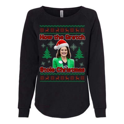 How The Gretch Stole Christmas Ugly Christmas Sweater Womens California Wash Sweatshirt