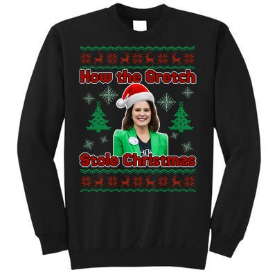 How The Gretch Stole Christmas Ugly Christmas Sweater Tall Sweatshirt