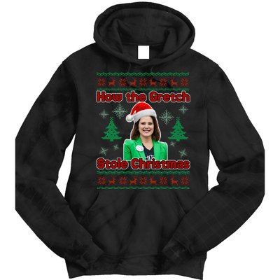 How The Gretch Stole Christmas Ugly Christmas Sweater Tie Dye Hoodie