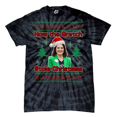 How The Gretch Stole Christmas Ugly Christmas Sweater Tie-Dye T-Shirt