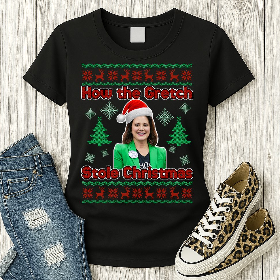 How The Gretch Stole Christmas Ugly Christmas Sweater Womens T-Shirt