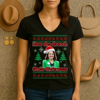 How The Gretch Stole Christmas Ugly Christmas Sweater Women's V-Neck T-Shirt