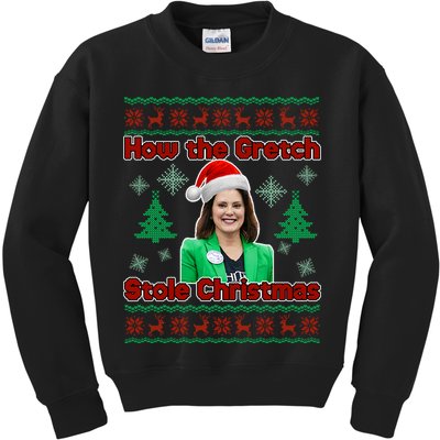 How The Gretch Stole Christmas Ugly Christmas Sweater Kids Sweatshirt