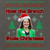 How The Gretch Stole Christmas Ugly Christmas Sweater Cotton Canvas Backpack
