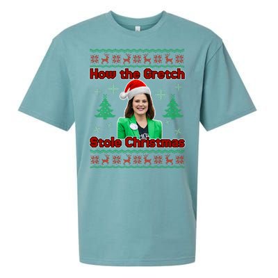 How The Gretch Stole Christmas Ugly Christmas Sweater Sueded Cloud Jersey T-Shirt