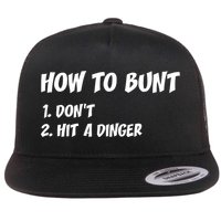 How To Bunt Don't Hit A Dinger Flatbill Hat