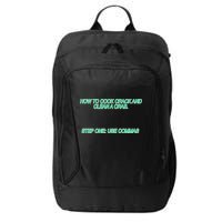 How To Cook Crack And Clean A Crab Use Commas City Backpack
