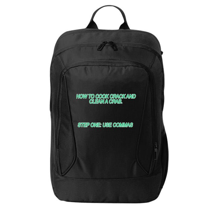 How To Cook Crack And Clean A Crab Use Commas City Backpack