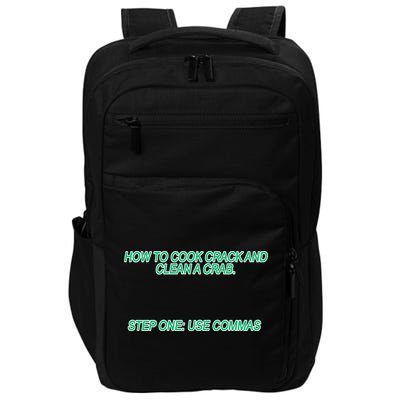 How To Cook Crack And Clean A Crab Use Commas Impact Tech Backpack