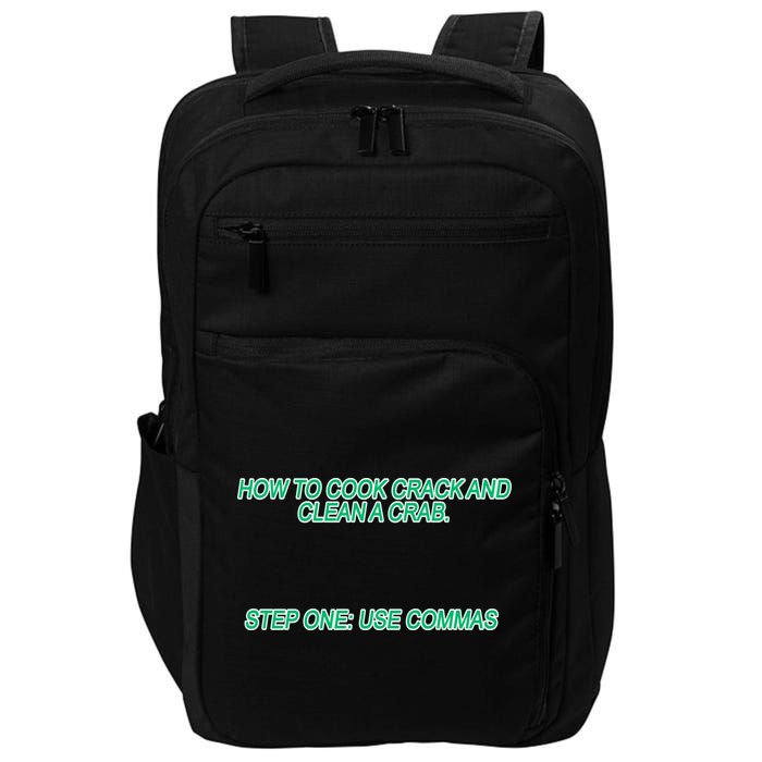 How To Cook Crack And Clean A Crab Use Commas Impact Tech Backpack