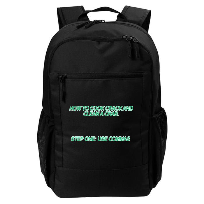 How To Cook Crack And Clean A Crab Use Commas Daily Commute Backpack