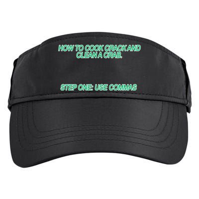 How To Cook Crack And Clean A Crab Use Commas Adult Drive Performance Visor