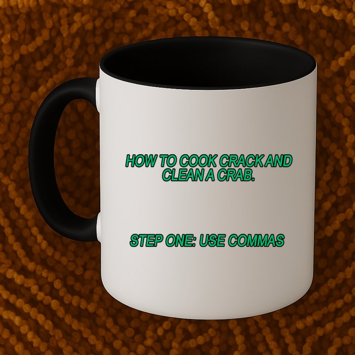 How To Cook Crack And Clean A Crab Use Commas Mug