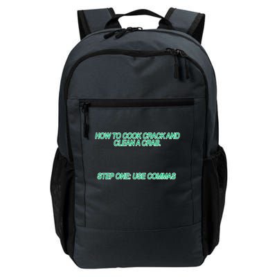 How To Cook Crack And Clean A Crab Use Commas Daily Commute Backpack