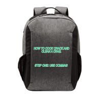 How To Cook Crack And Clean A Crab Use Commas Vector Backpack