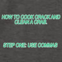How To Cook Crack And Clean A Crab Use Commas Vector Backpack