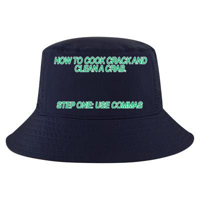 How To Cook Crack And Clean A Crab Use Commas Cool Comfort Performance Bucket Hat