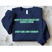 How To Cook Crack And Clean A Crab Use Commas Sweatshirt