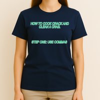 How To Cook Crack And Clean A Crab Use Commas T-Shirt