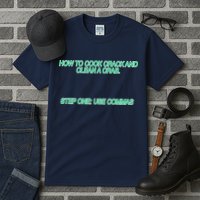 How To Cook Crack And Clean A Crab Use Commas Tall T-Shirt