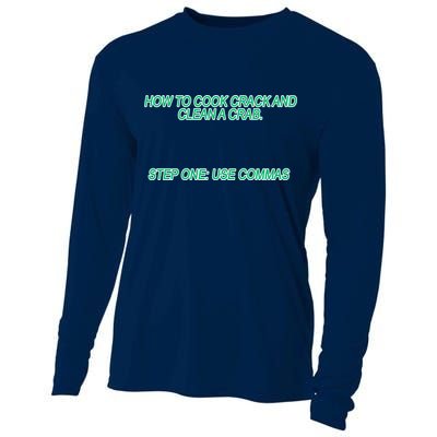 How To Cook Crack And Clean A Crab Use Commas Cooling Performance Long Sleeve Crew