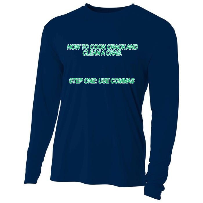 How To Cook Crack And Clean A Crab Use Commas Cooling Performance Long Sleeve Crew