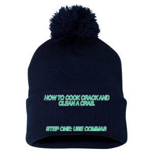 How To Cook Crack And Clean A Crab Use Commas Pom Pom 12in Knit Beanie