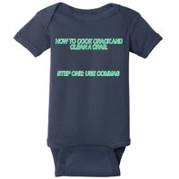 How To Cook Crack And Clean A Crab Use Commas Baby Bodysuit