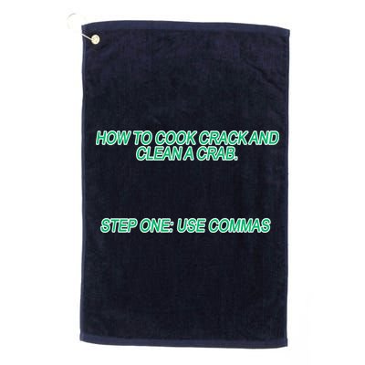 How To Cook Crack And Clean A Crab Use Commas Golf Towel