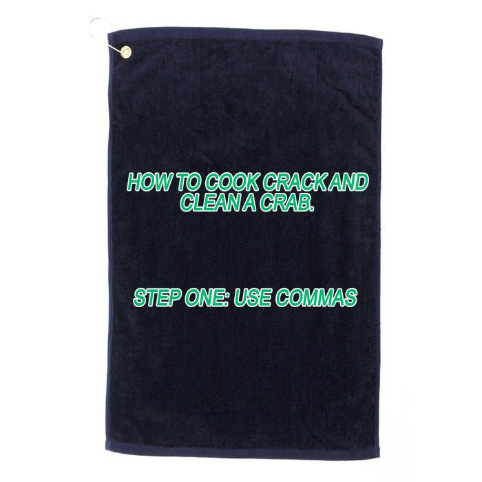 How To Cook Crack And Clean A Crab Use Commas Golf Towel
