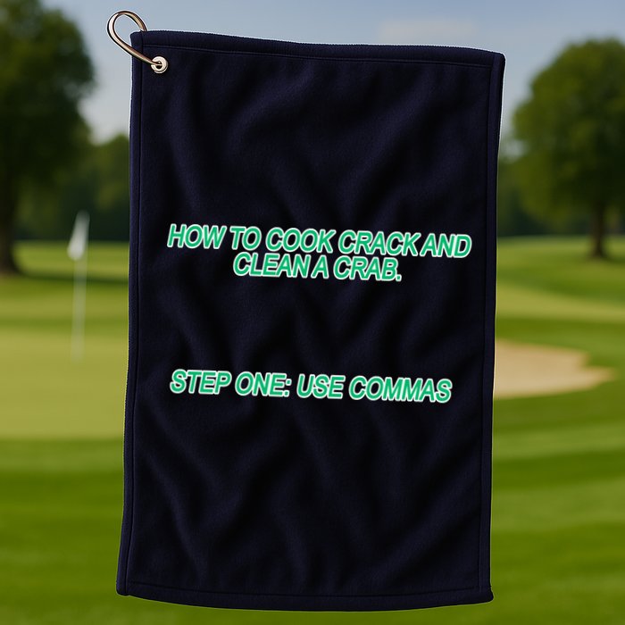 How To Cook Crack And Clean A Crab Use Commas Golf Towel
