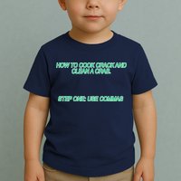 How To Cook Crack And Clean A Crab Use Commas Toddler T-Shirt