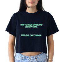 How To Cook Crack And Clean A Crab Use Commas Crop Top