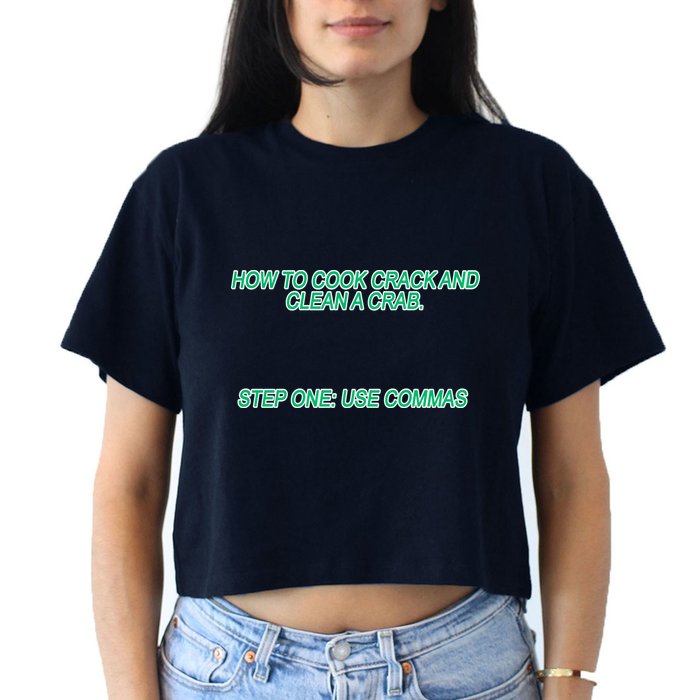 How To Cook Crack And Clean A Crab Use Commas Crop Top