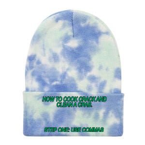 How To Cook Crack And Clean A Crab Use Commas Tie Dye 12in Knit Beanie