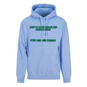 How To Cook Crack And Clean A Crab Use Commas Unisex Surf Hoodie