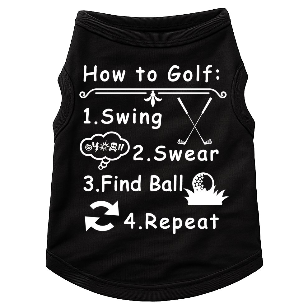 How To Golf Funny Doggie Tank