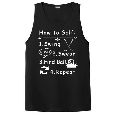 How To Golf Funny PosiCharge Competitor Tank