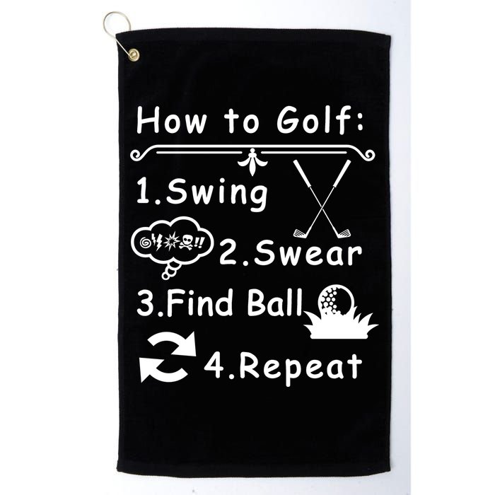 How To Golf Funny Golf Towel