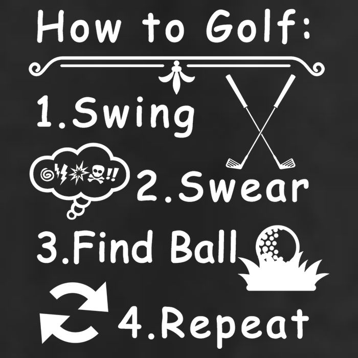 How To Golf Funny Golf Towel