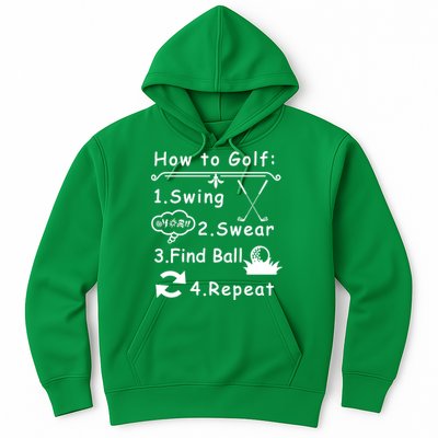 How To Golf Funny Hoodie