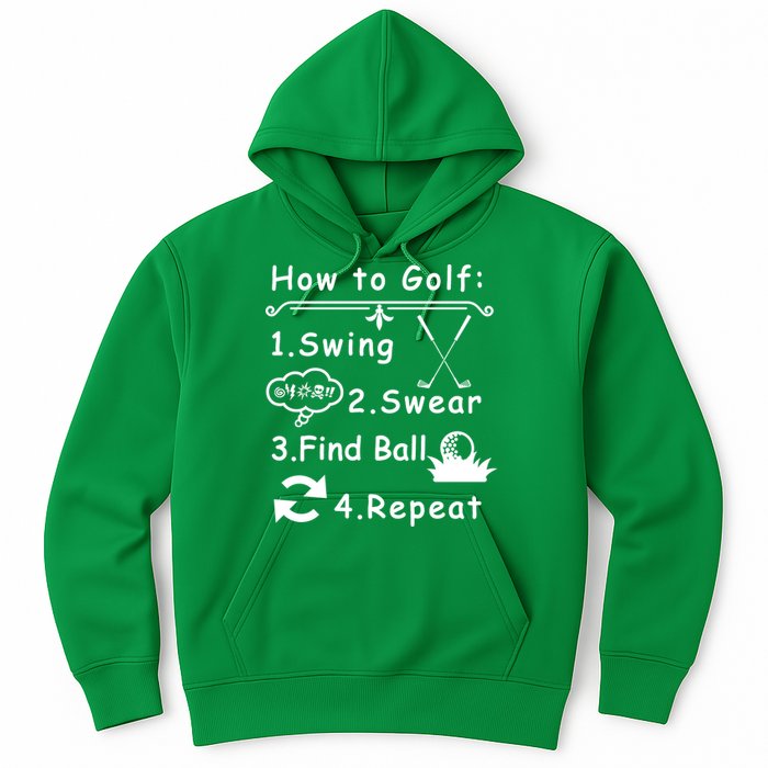 How To Golf Funny Hoodie