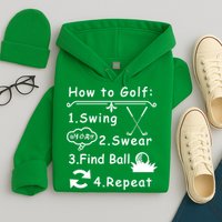 How To Golf Funny Hoodie