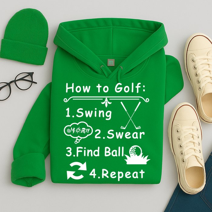 How To Golf Funny Hoodie