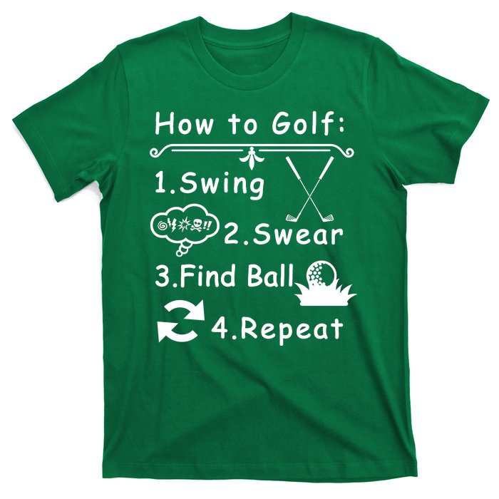 How To Golf Funny T-Shirt