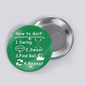 How To Golf Funny Button