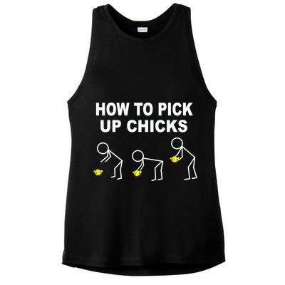 How To Pick Up Chicks Ladies PosiCharge Tri-Blend Wicking Tank