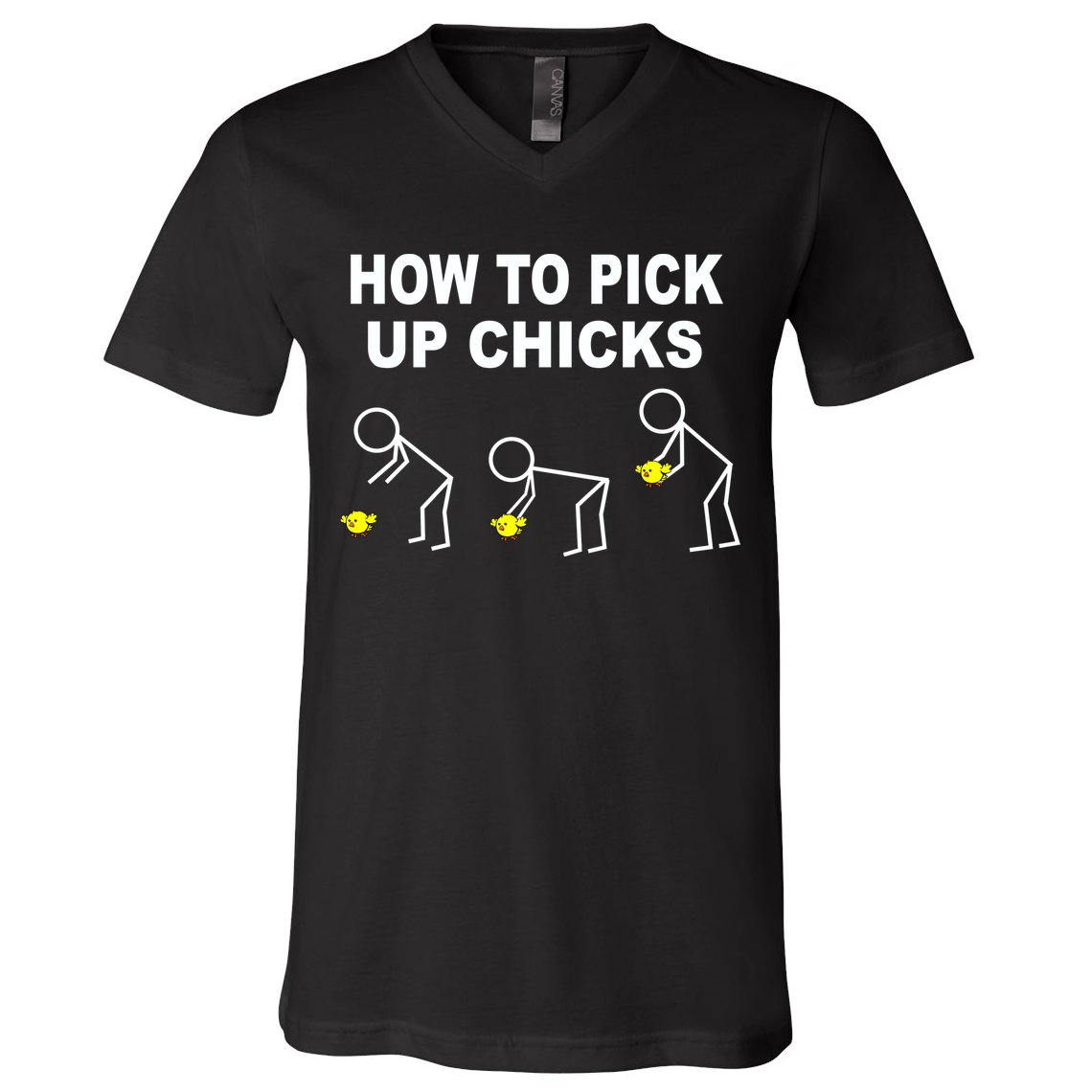 How To Pick Up Chicks V-Neck T-Shirt